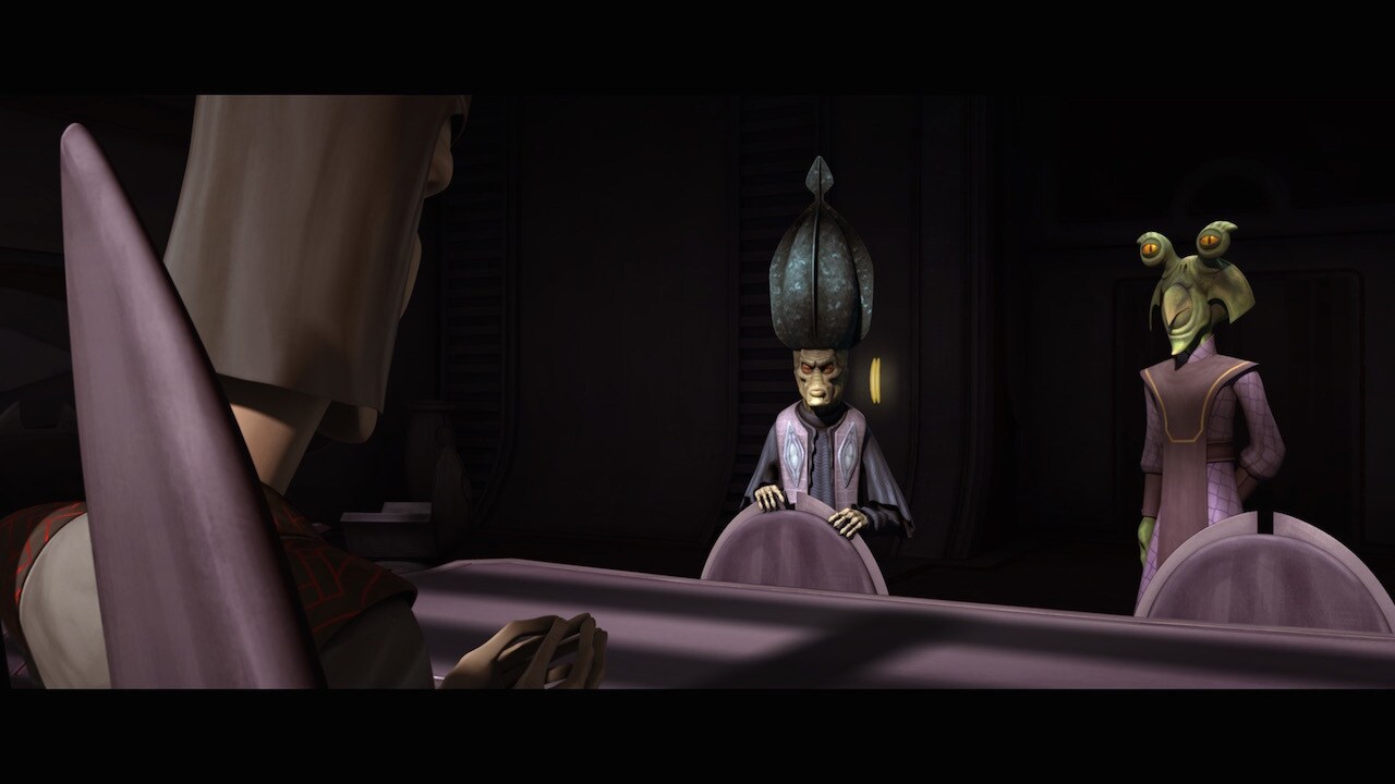 Senator Gume Saam, an Ishi Tib alien, is supposed to be the same alien seen beside Bail Organa at...