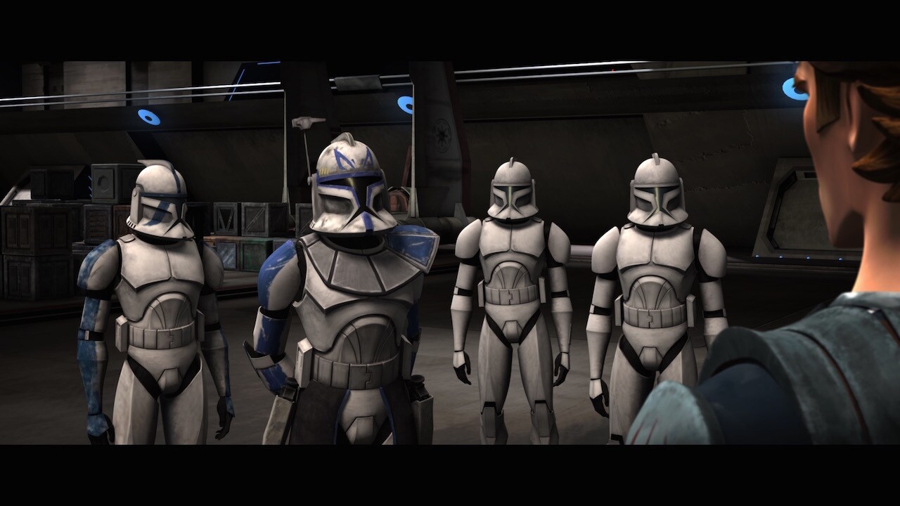 Trooper Denal was last seen in the season one episode, "Downfall of a Droid."