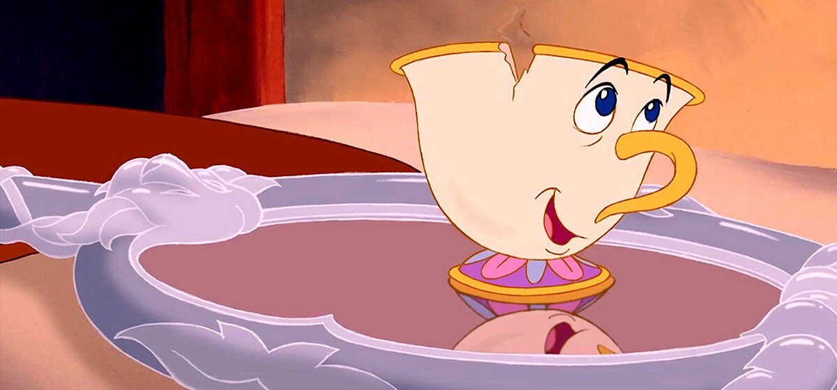 Bradley Pierce as Chip in the Disney movie Beauty and the Beast (1991).