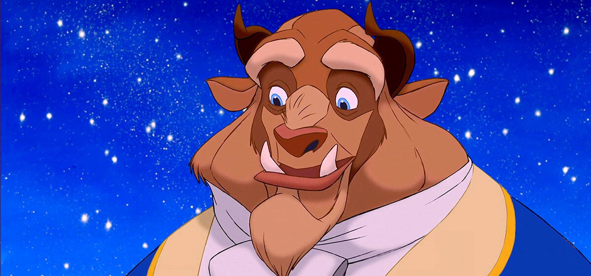 Robby Benson as Beast in the Disney movie Beauty and the Beast (1991).