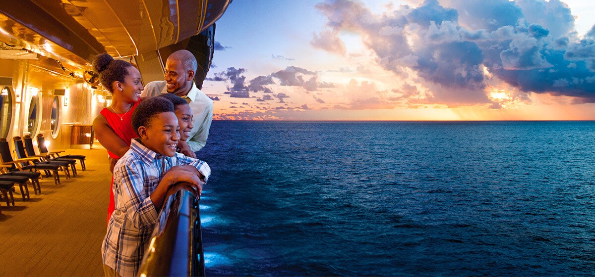 Experience the adventure of a majestic ocean voyage on an award-winning vacation aboard Disney Cr...