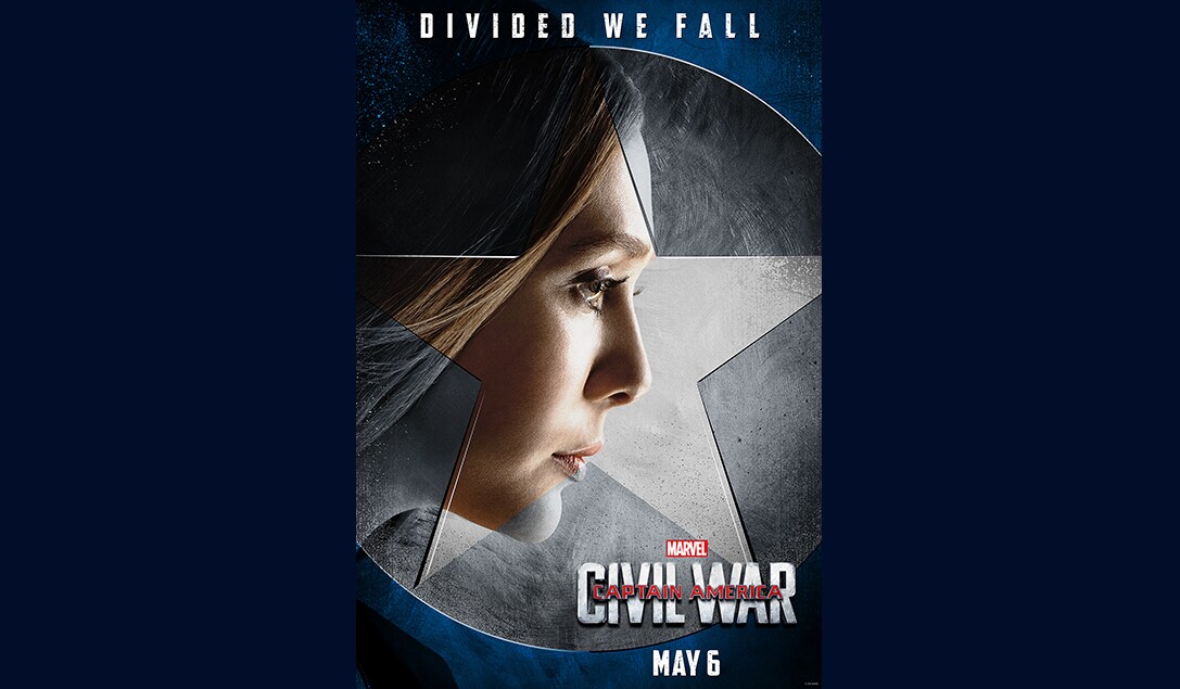 Elizabeth Olsen (Wanda Maximoff) in Marvel's Captain America Civil War