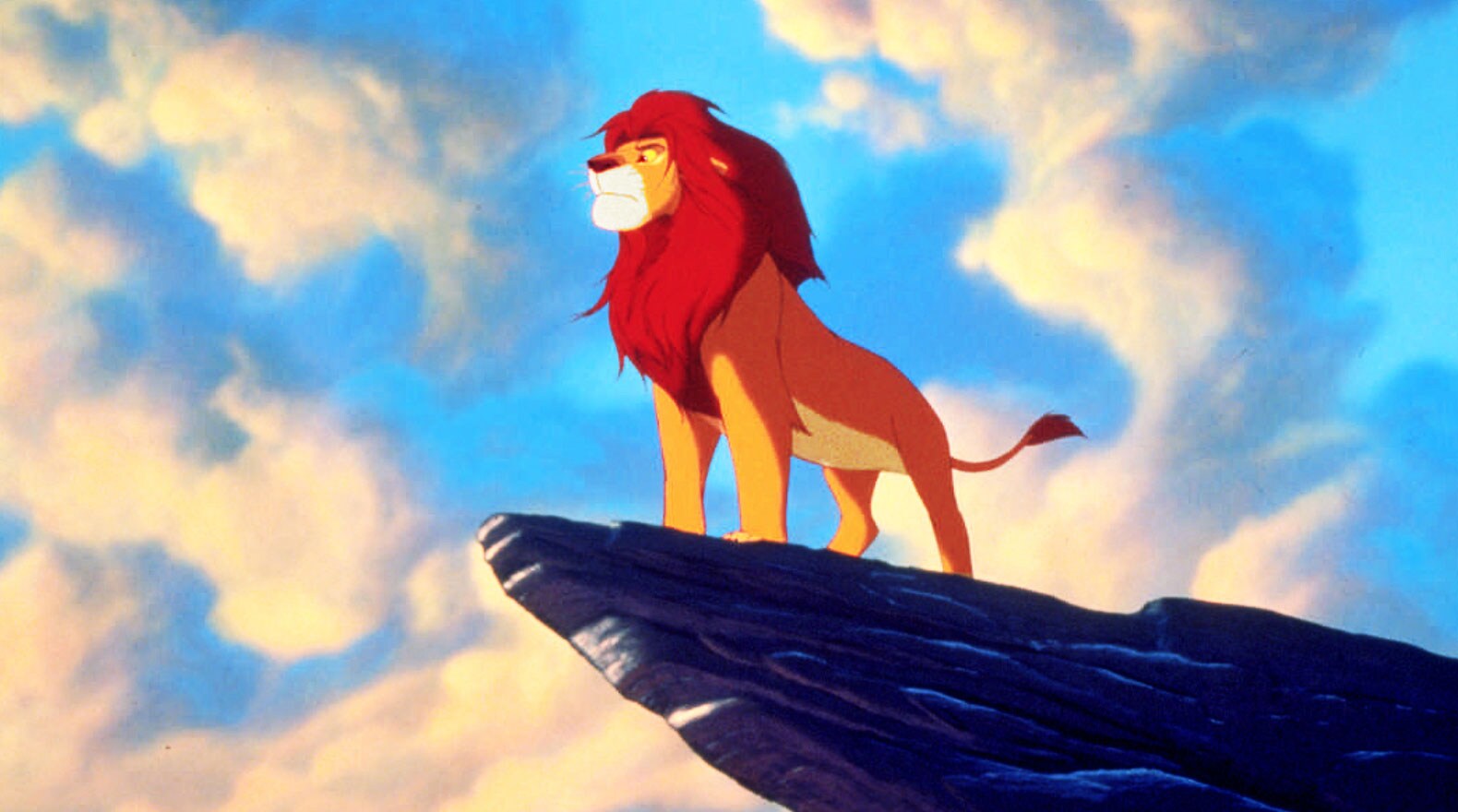 king lion simba disney pride rock friends place