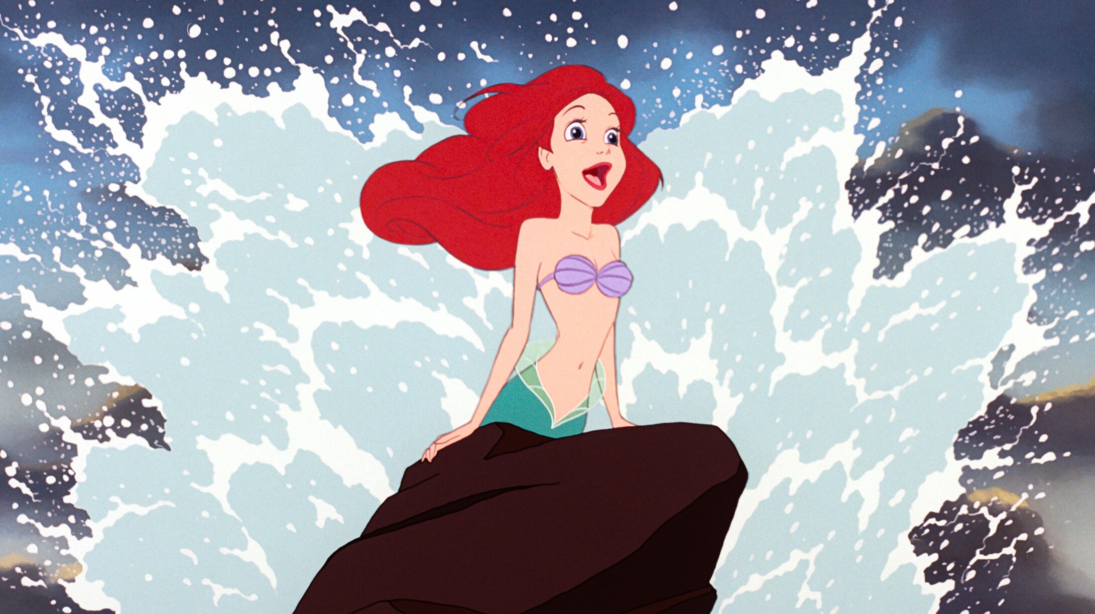 Ariel wishing to be a part of the human world.