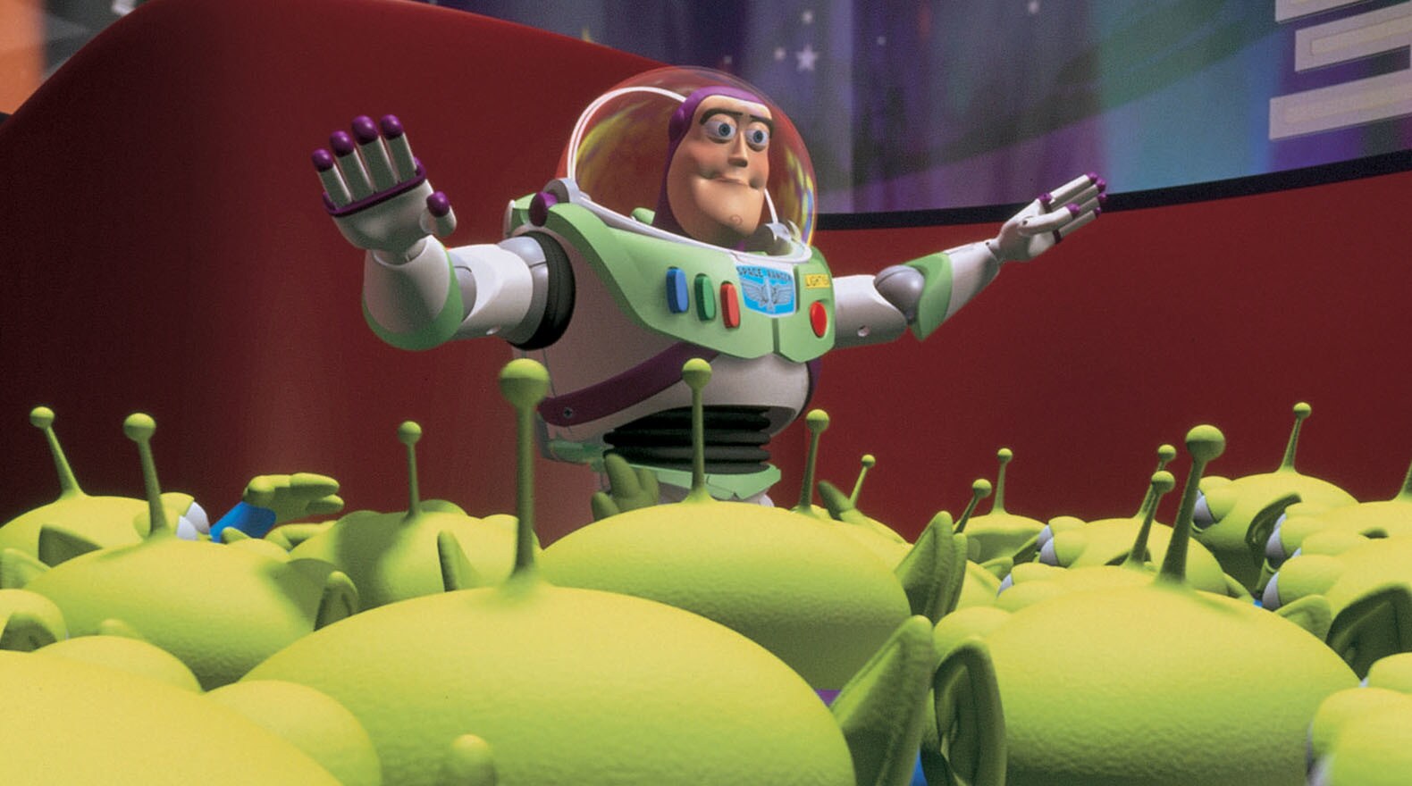 "I am Buzz Lightyear; I come in peace."