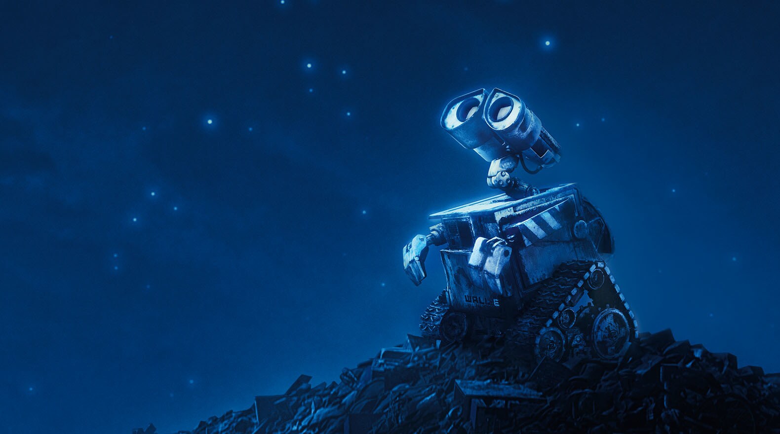 WALL•E is one of those robots who has a hard time keeping his head out of the clouds.