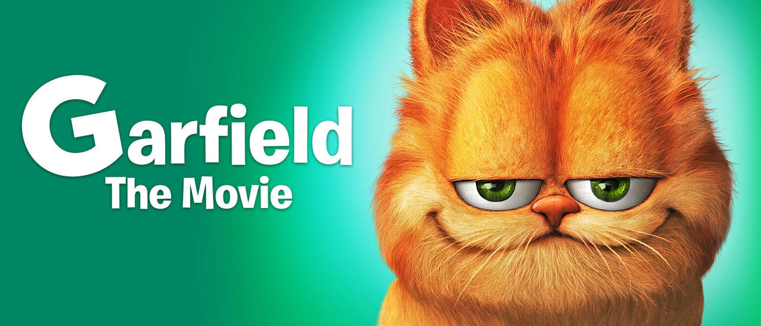 Garfield the cat from the movie "Garfield"