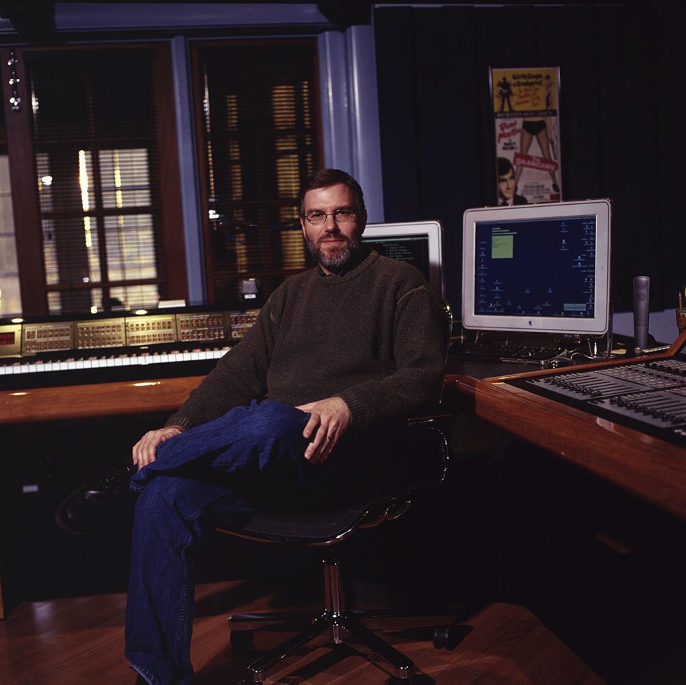 Rydstrom at Skywalker Sound in the early 2000's, not long after his work on The Phantom Menace.