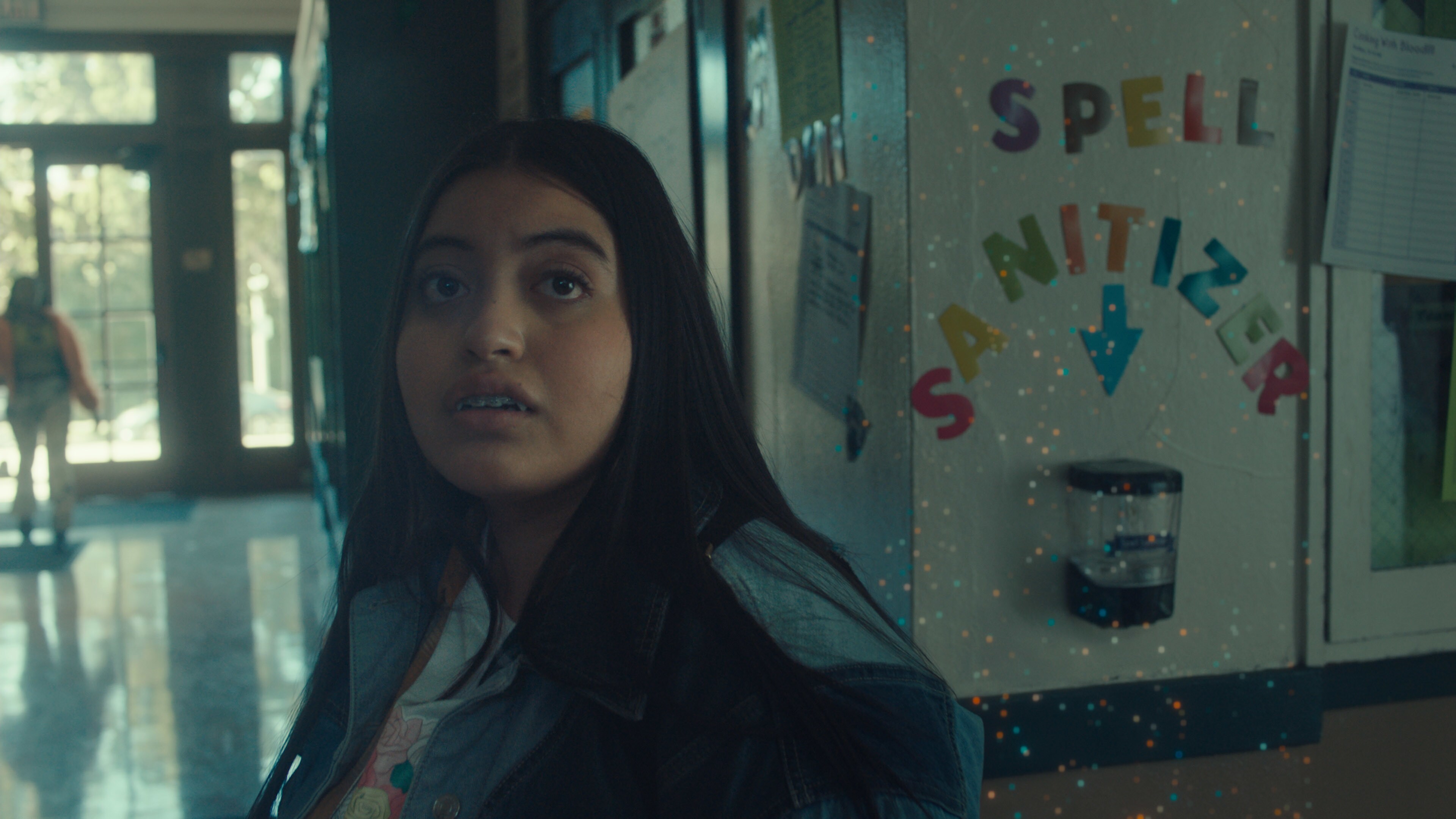 Keyla Monterroso Mejia as Val Garcia in Disney’s “LAUNCHPAD” Season One short, “GROWING FANGS,” Written and Directed by Ann Marie Pace. Photo courtesy of Disney. © 2021 Disney Enterprises, Inc. All Rights Reserved.