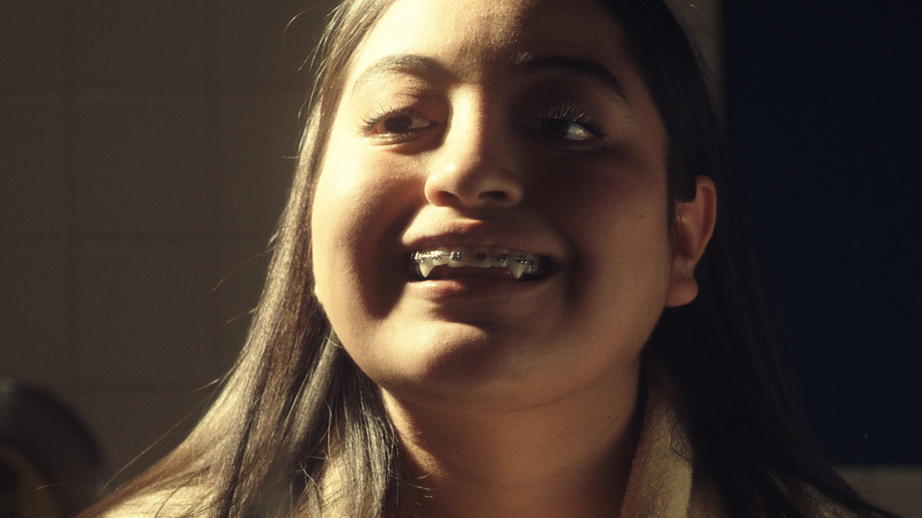 Keyla Monterroso Mejia as Val Garcia in Disney’s “LAUNCHPAD” Season One short, “GROWING FANGS,” Written and Directed by Ann Marie Pace. Photo courtesy of Disney. © 2021 Disney Enterprises, Inc. All Rights Reserved.