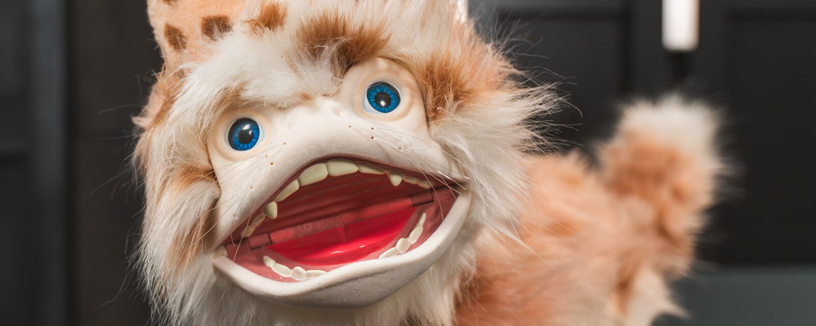 A close up of the Loth-cat collectible toy from DisneyStore.com and Disney Parks.