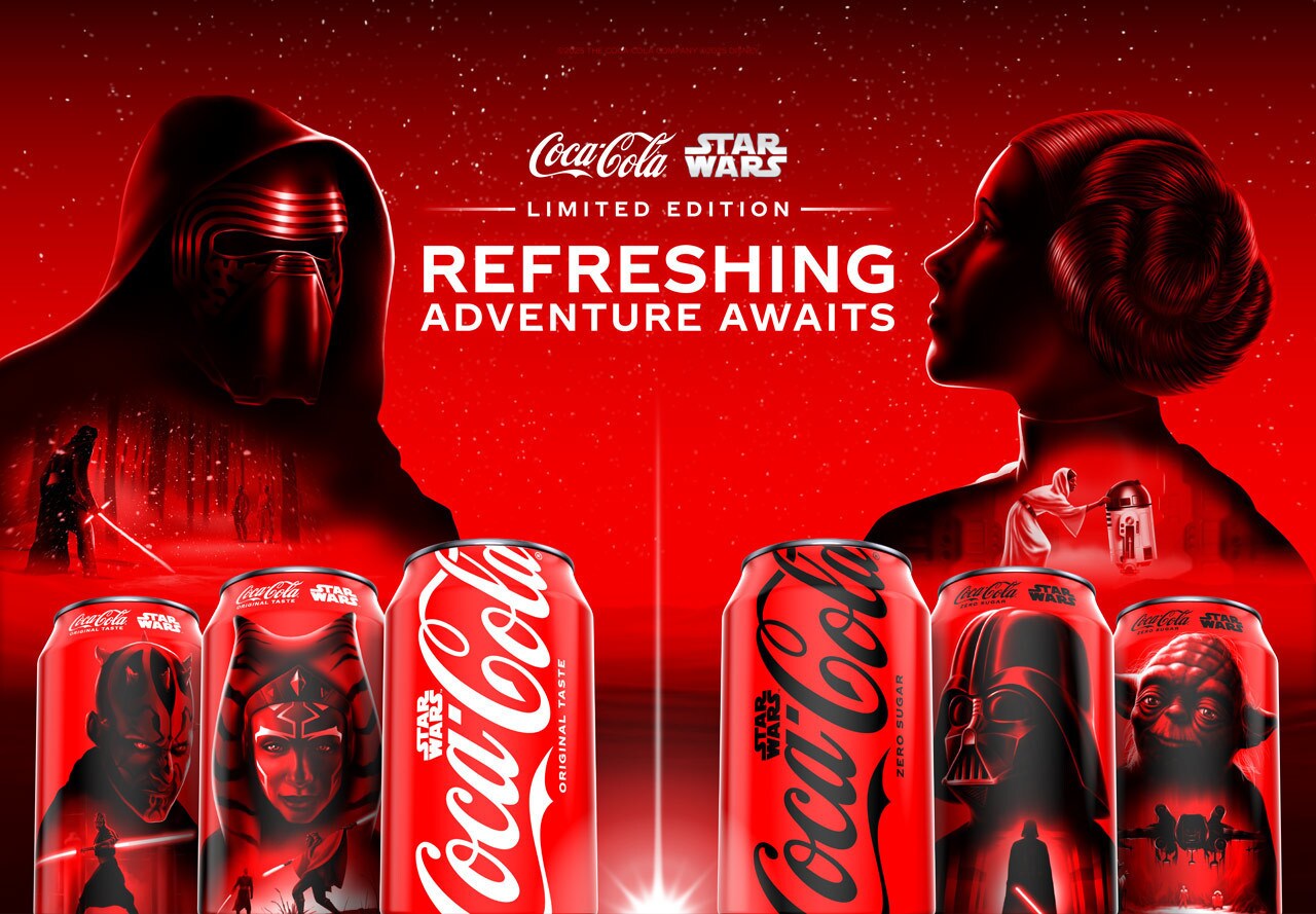 Coca-Cola x Star Wars: Refresh Your Galaxy campaign key art