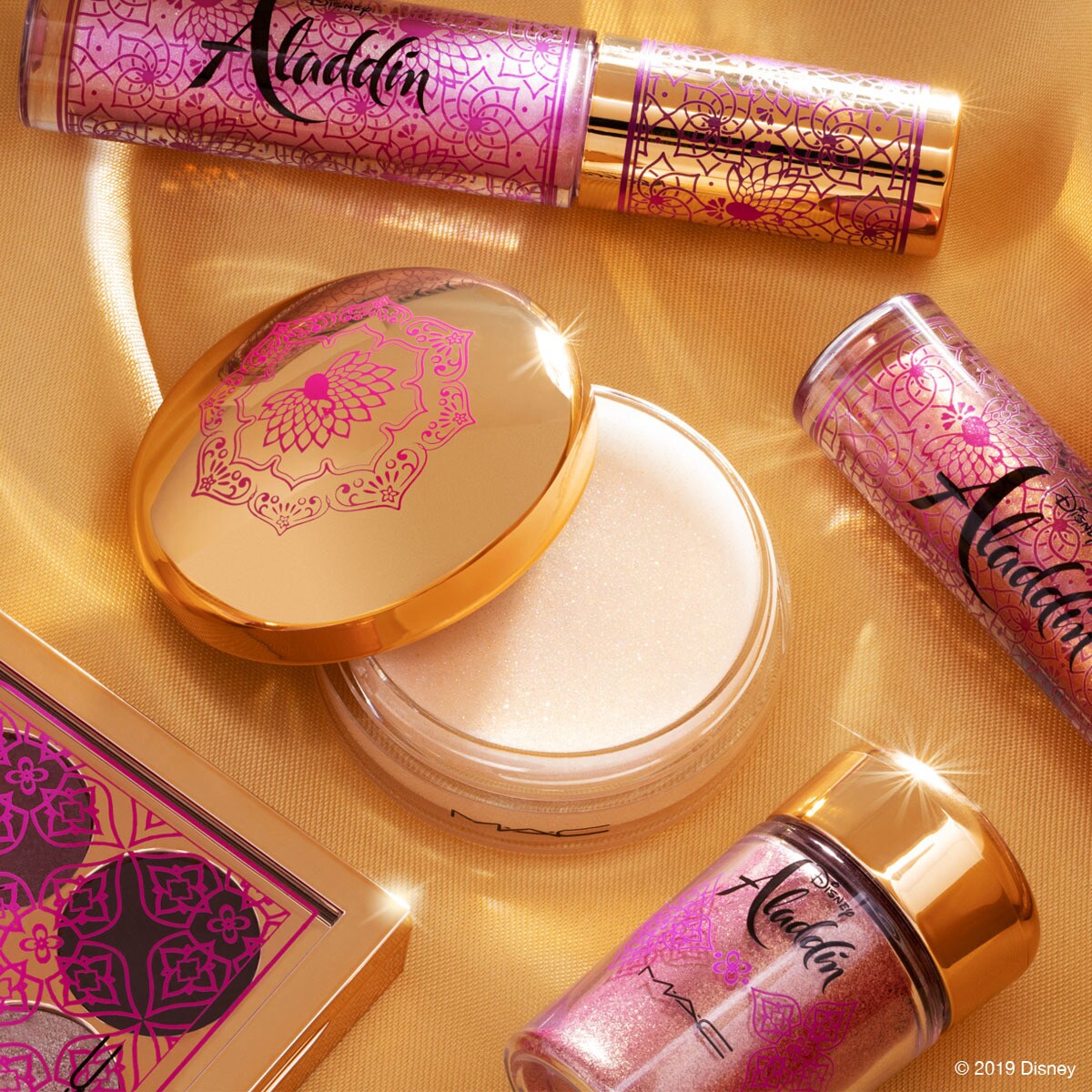 Makeup products from the Aladdin Collection by MAC