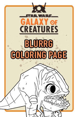 Blurrg Coloring Page
