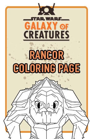 Rancor Coloring Page