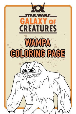 Wampa Coloring Page
