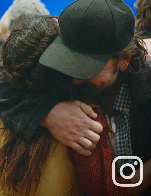 Adria Arjona and Diego Luna