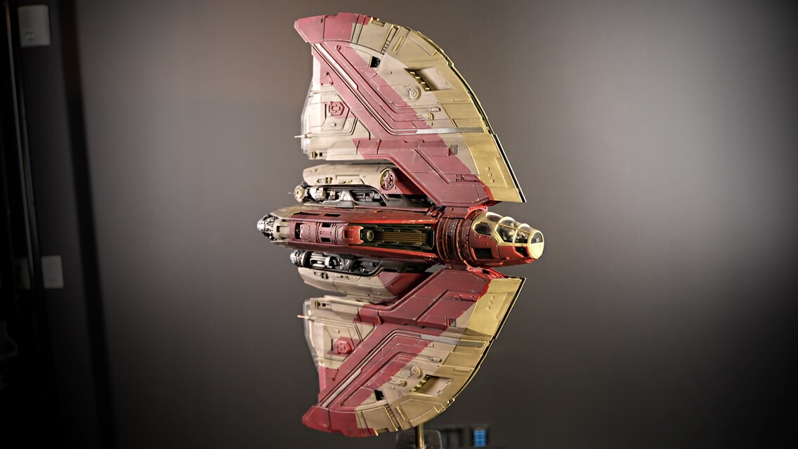 STAR WARS AHSOKA スターウォーズ アソーカ T-6 シャトル STAR WARS Micro Galaxy Squadron Ahsoka Tano's T-6 Jedi