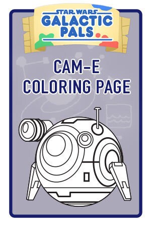 Cam-E Coloring Page