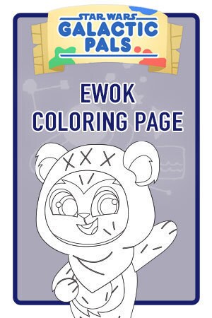 Ewok Coloring Page