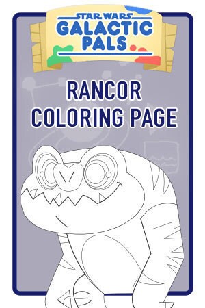 Rancor Coloring Page