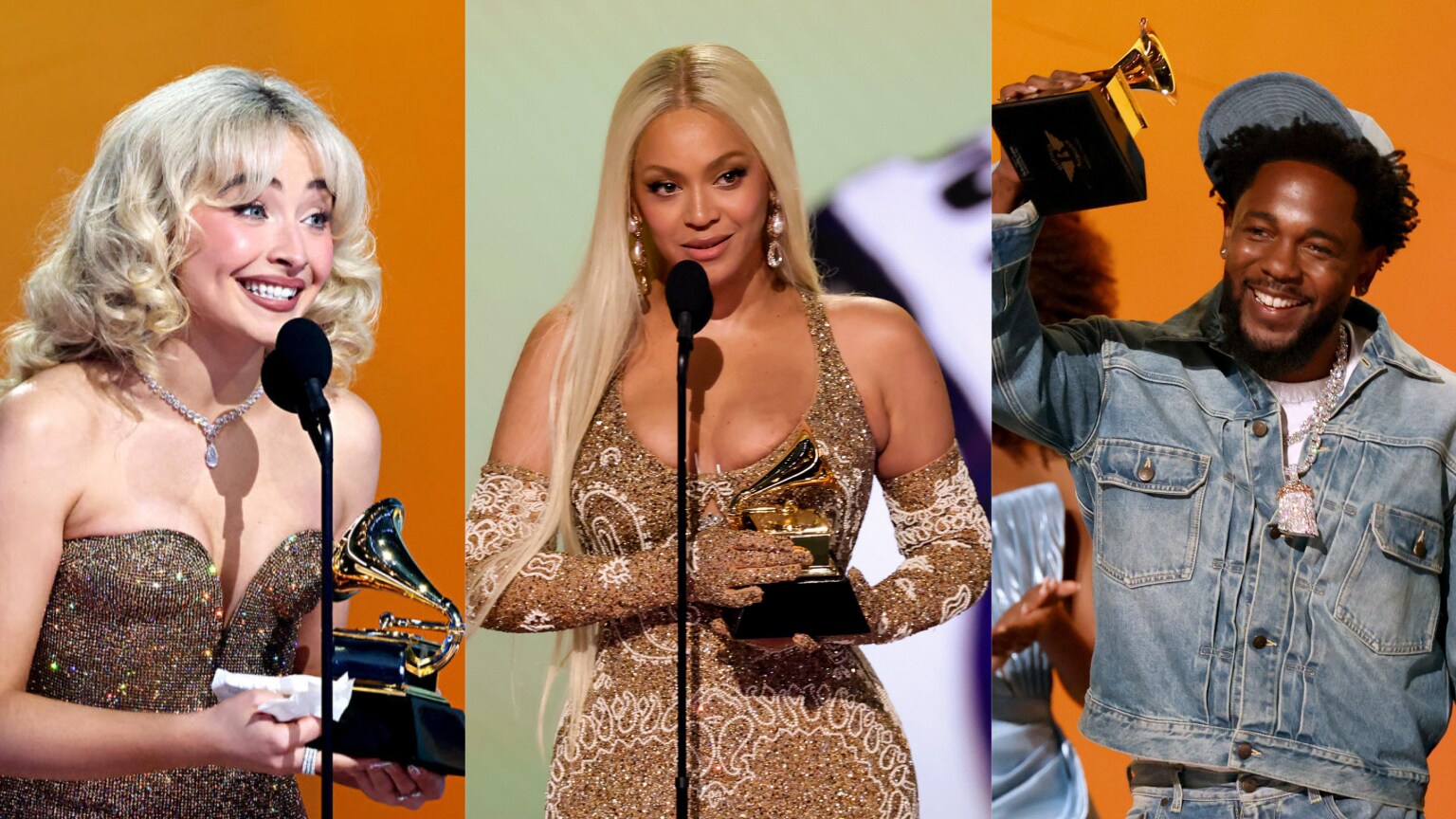 Grammy 2025: Beyoncé, Sabrina Carpenter, Billie Eilish y Shakira brillaron en la última entrega