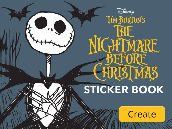 Nightmare Before Christmas Sticker Book