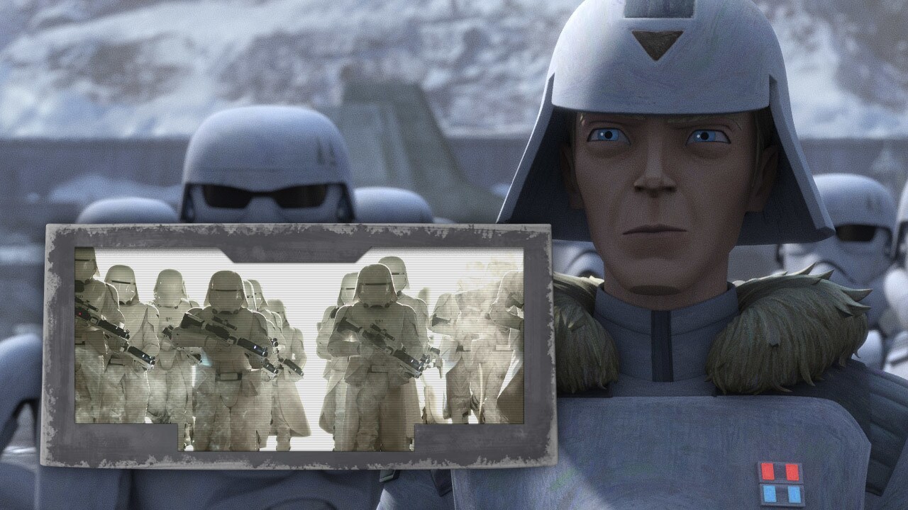 Lt. Nolan's Imperial "snow officer" look is a new design, which takes cues from both Republic and...