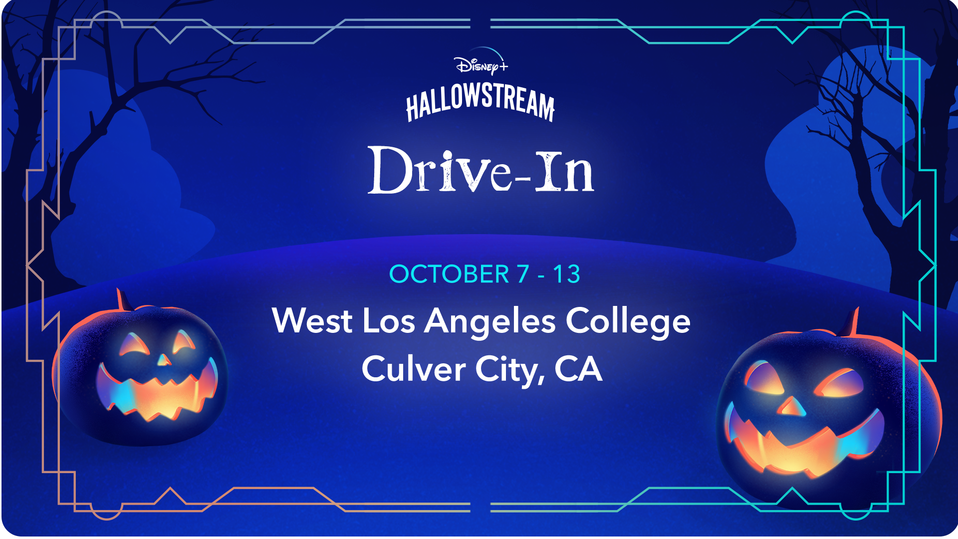 Disney+ Brings Tricks And Treats To Los Angeles At Hallowstream Drive-In Screening Series October 7-13, 2021