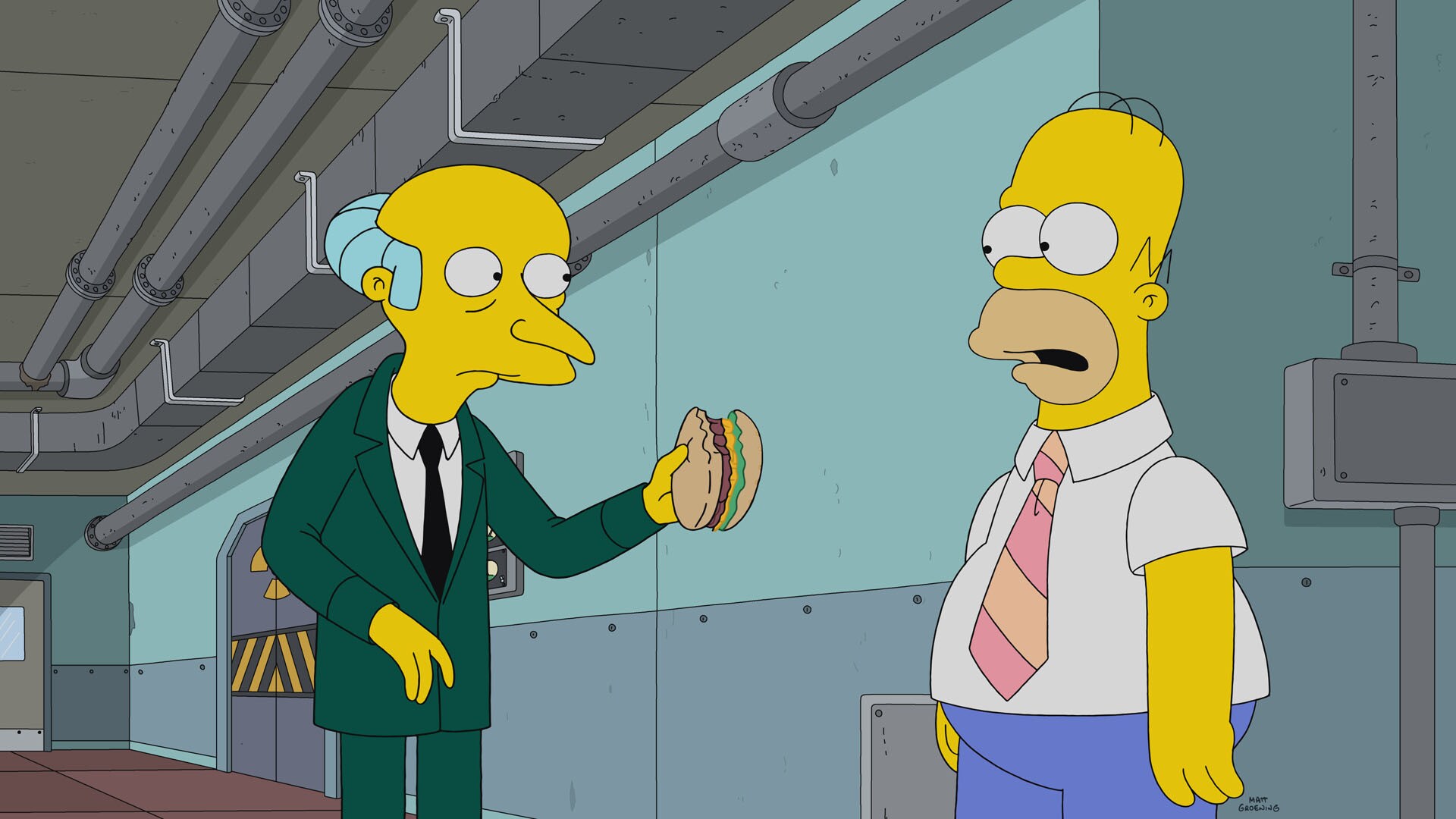 sr. Burns e Homer