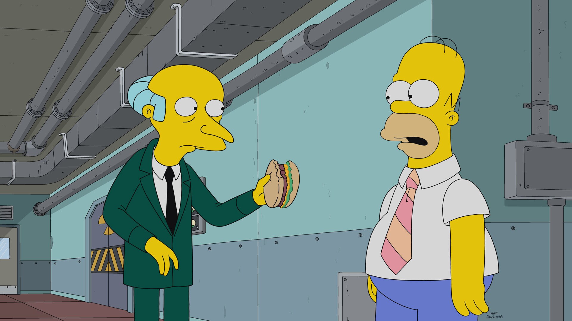 sr. Burns e Homer sr. Burns e Homer