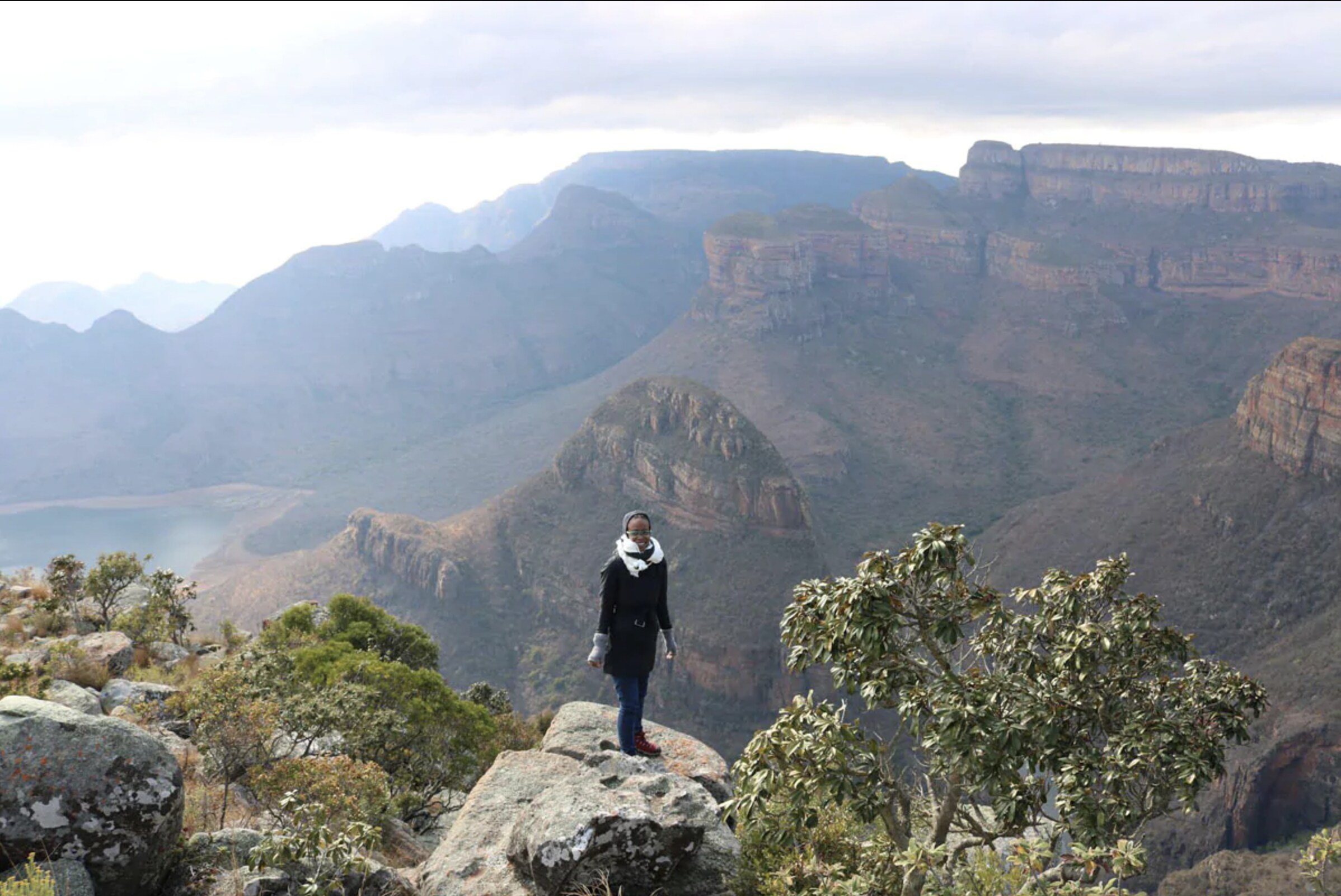 Black Panther Production Designer Hannah Beachler at Blyde Canyon South Africa