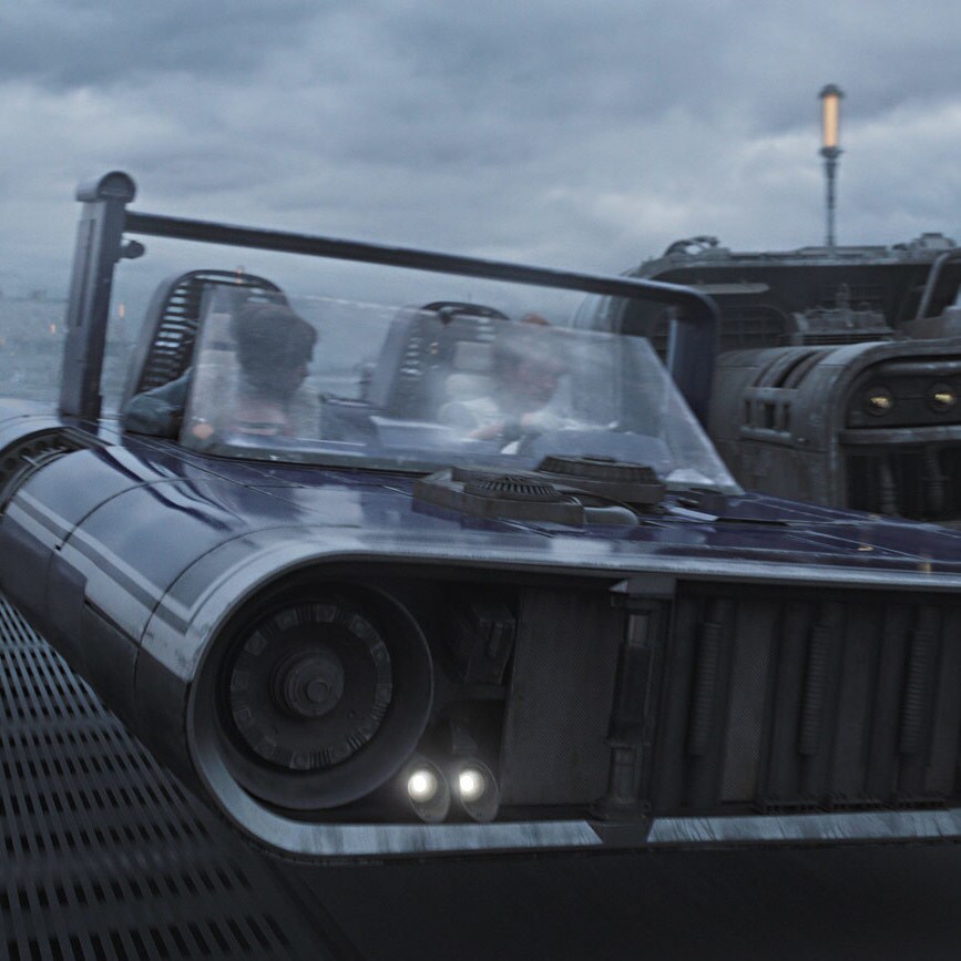 Han Solo's landspeeder