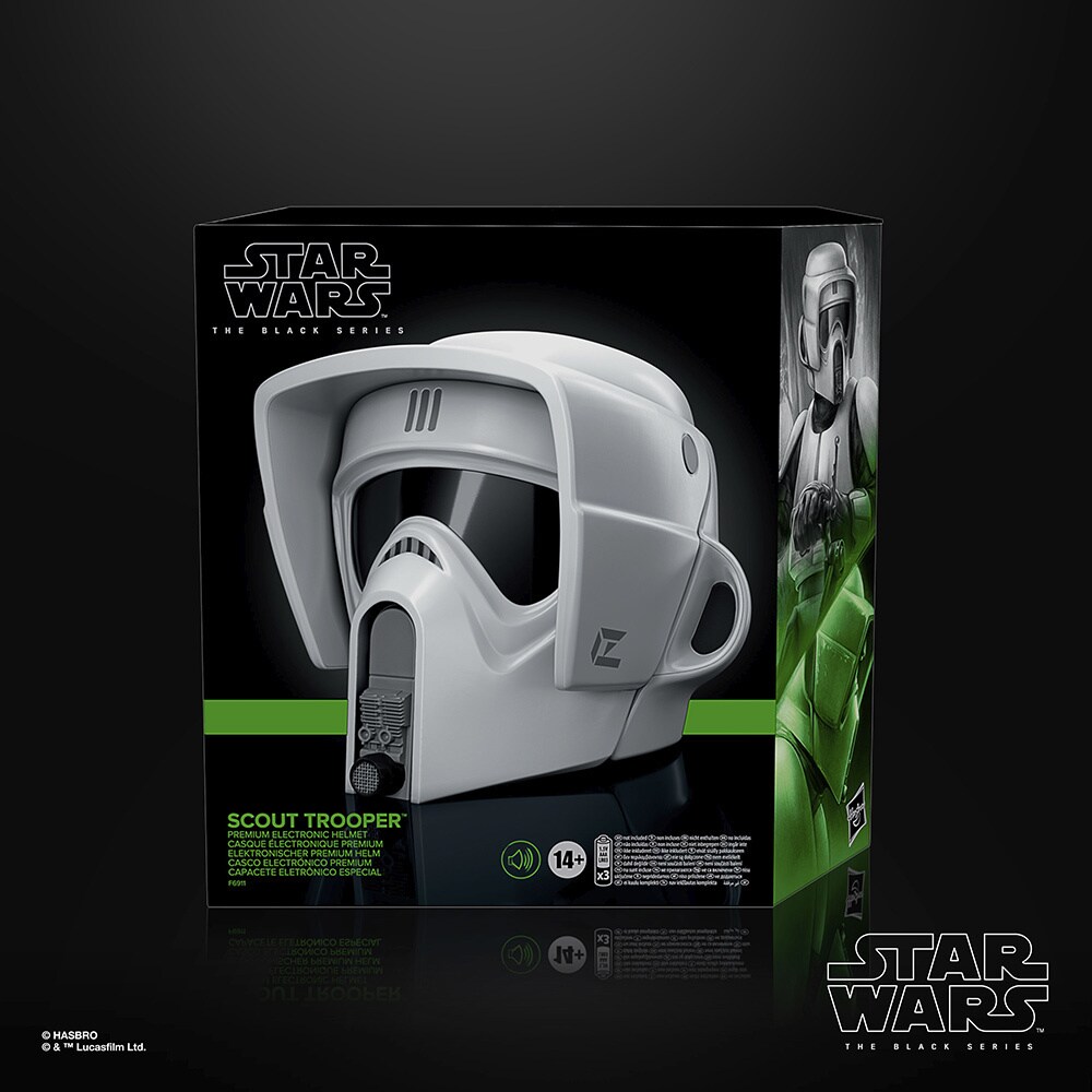Star Wars: The Black Series Scout Trooper helmet box