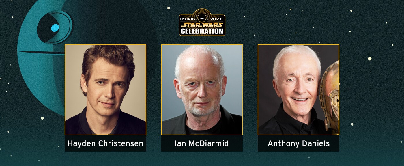 Hayden Christensen, Ian McDiarmid, and Anthony Daniels