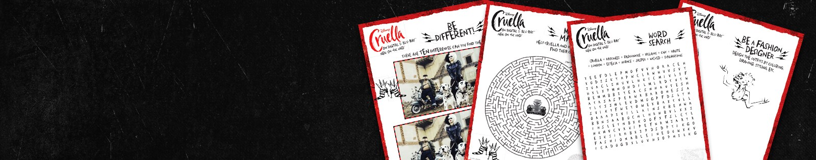 Cruella - EMEA Banner - Activity Packet