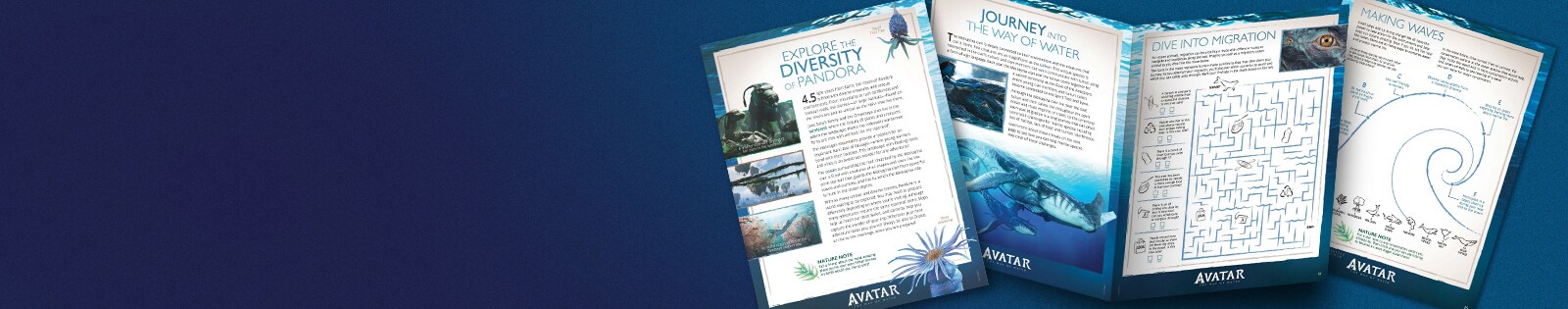Avatar: The Way of Water - EMEA Banner - Activity Packet