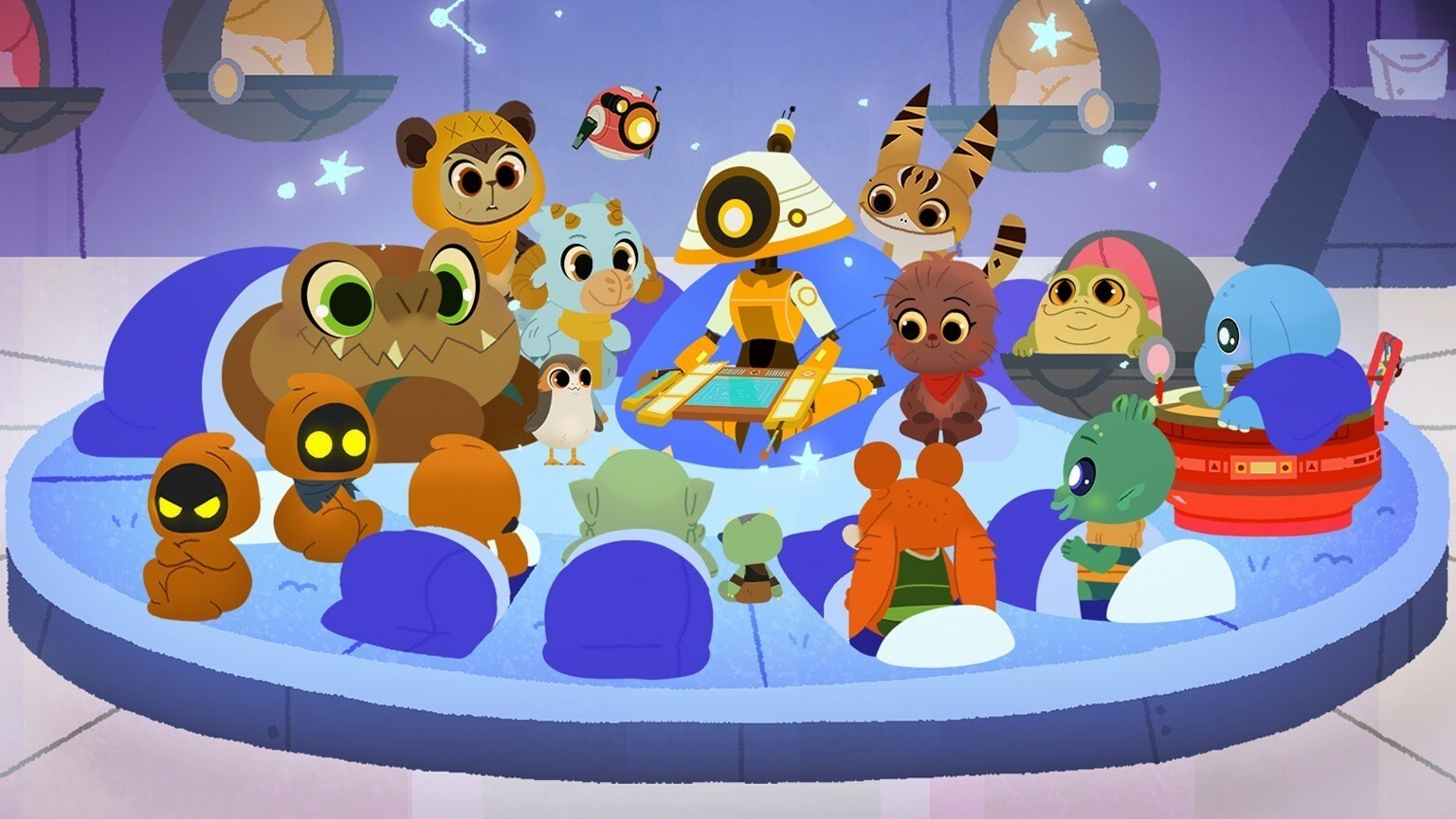 Head Back to the Youngling Care Space Station with New Galactic Pals