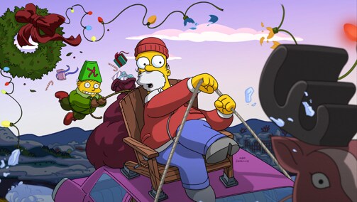 LOS SIMPSON: "HO HO HO SANTA HOMER" LLEGA EN EXCLUSIVA A DISNEY+ EL 17 DE DICIEMBRE