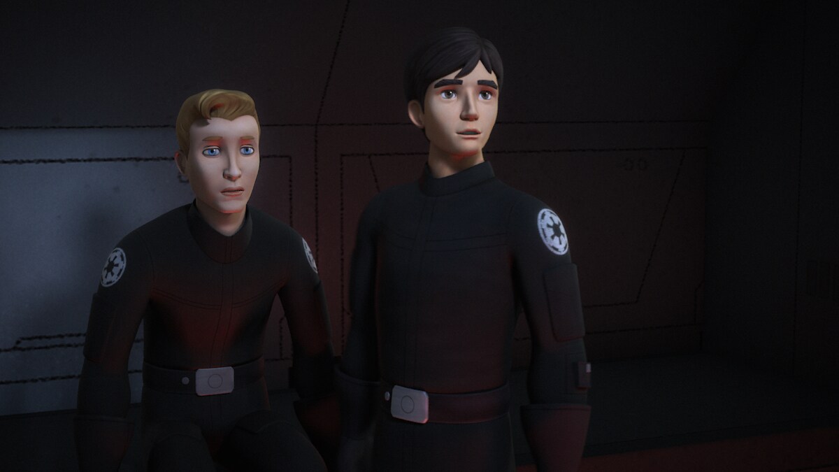 Hobbie Klivian and Wedge Antilles at Skystrike Academy