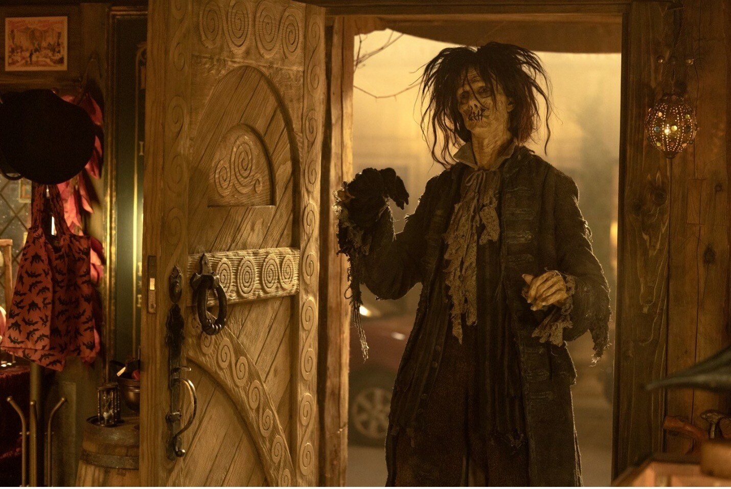 A ghoul walks through the door in Hocus Pocus 2