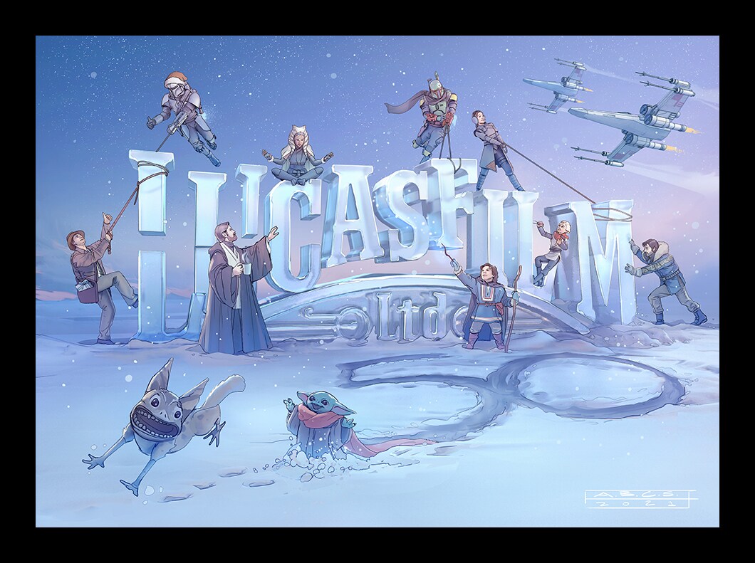 2021 Lucasfilm holiday card
