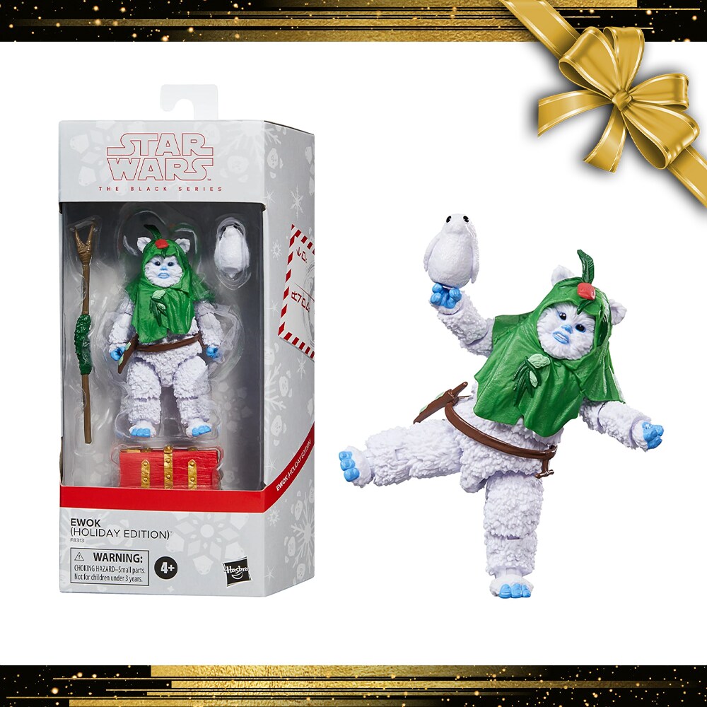 The Black Series Ewok (Holiday Edition) Figure - Hasbro