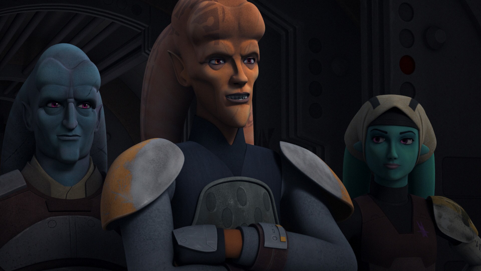 Cham Syndulla, Hera's father and Clone Wars legend, arrives to meet the rebels. Kanan is particul...