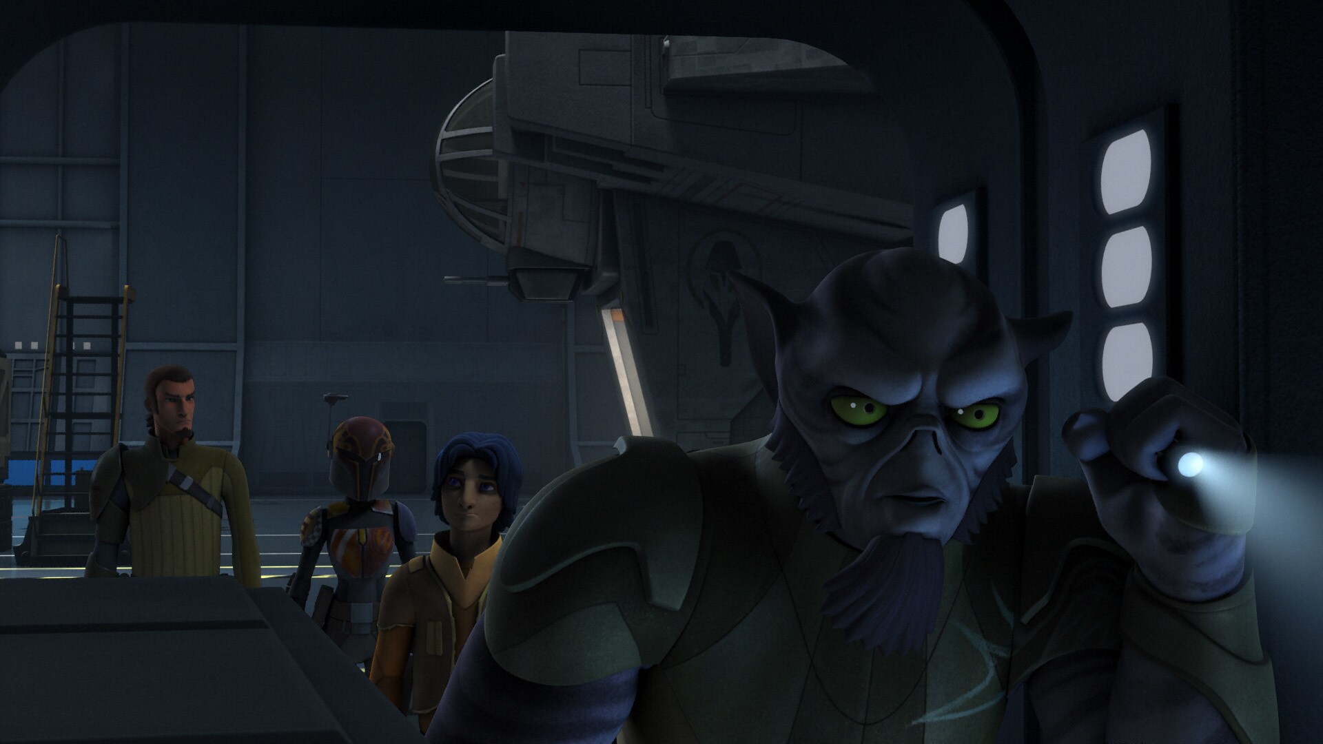 The base is unusually quiet. "My gut tells me this is a trap," says Zeb.