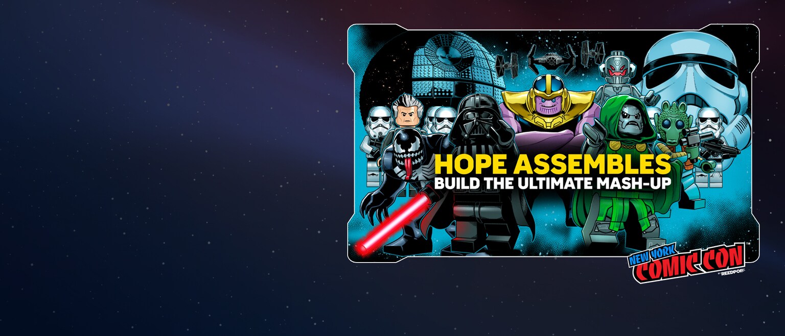 LEGO Ideas Star Wars and Marvel Mash-Up art