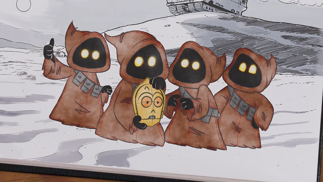 Jawas in How NOT to Draw R2-D2