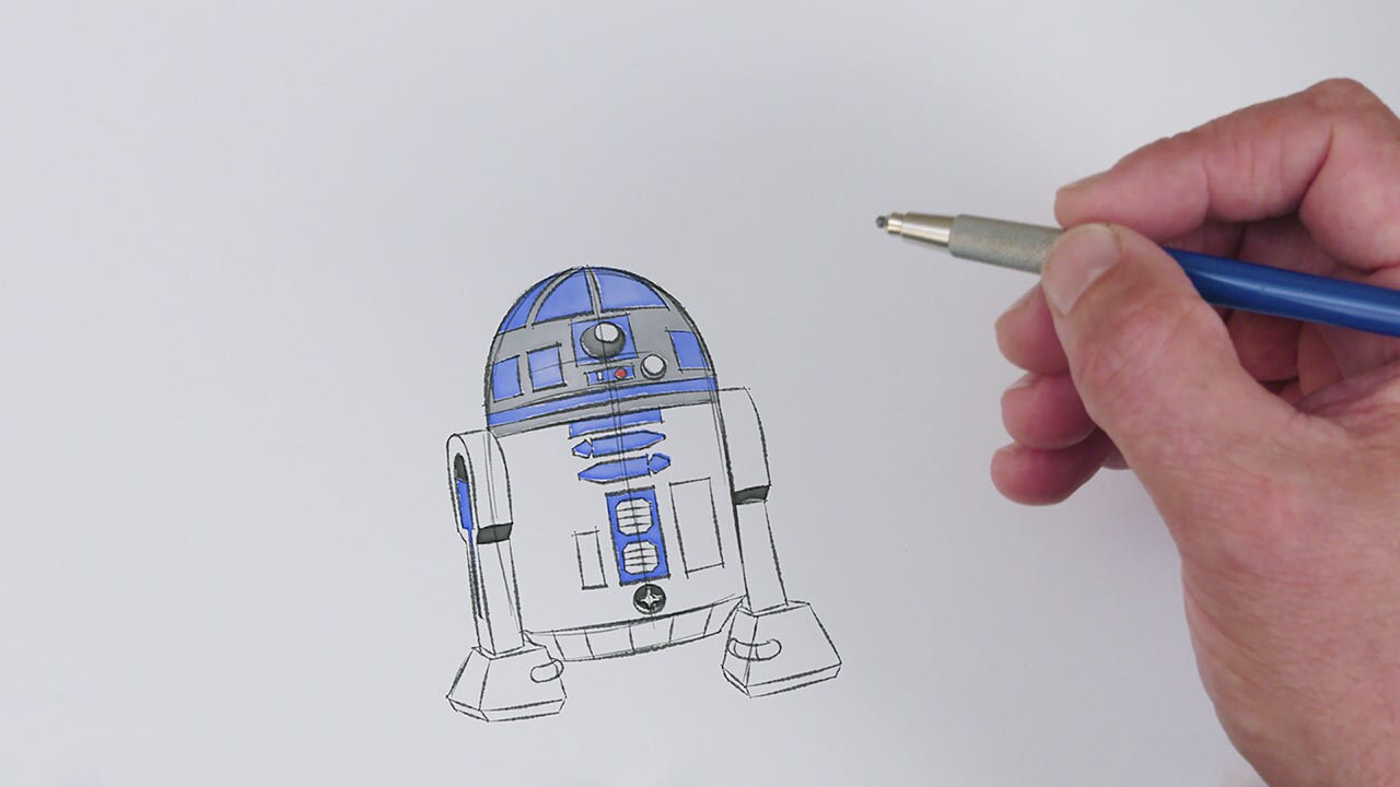 R2-D2 in How NOT to Draw R2-D2