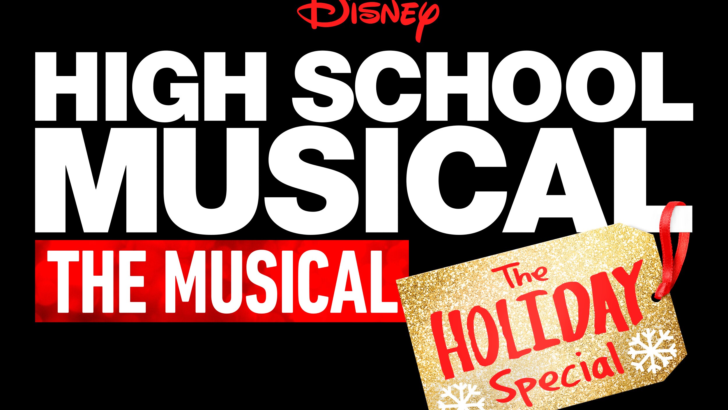 High School Musical: The Musical: The Holiday Special Logo (Black)