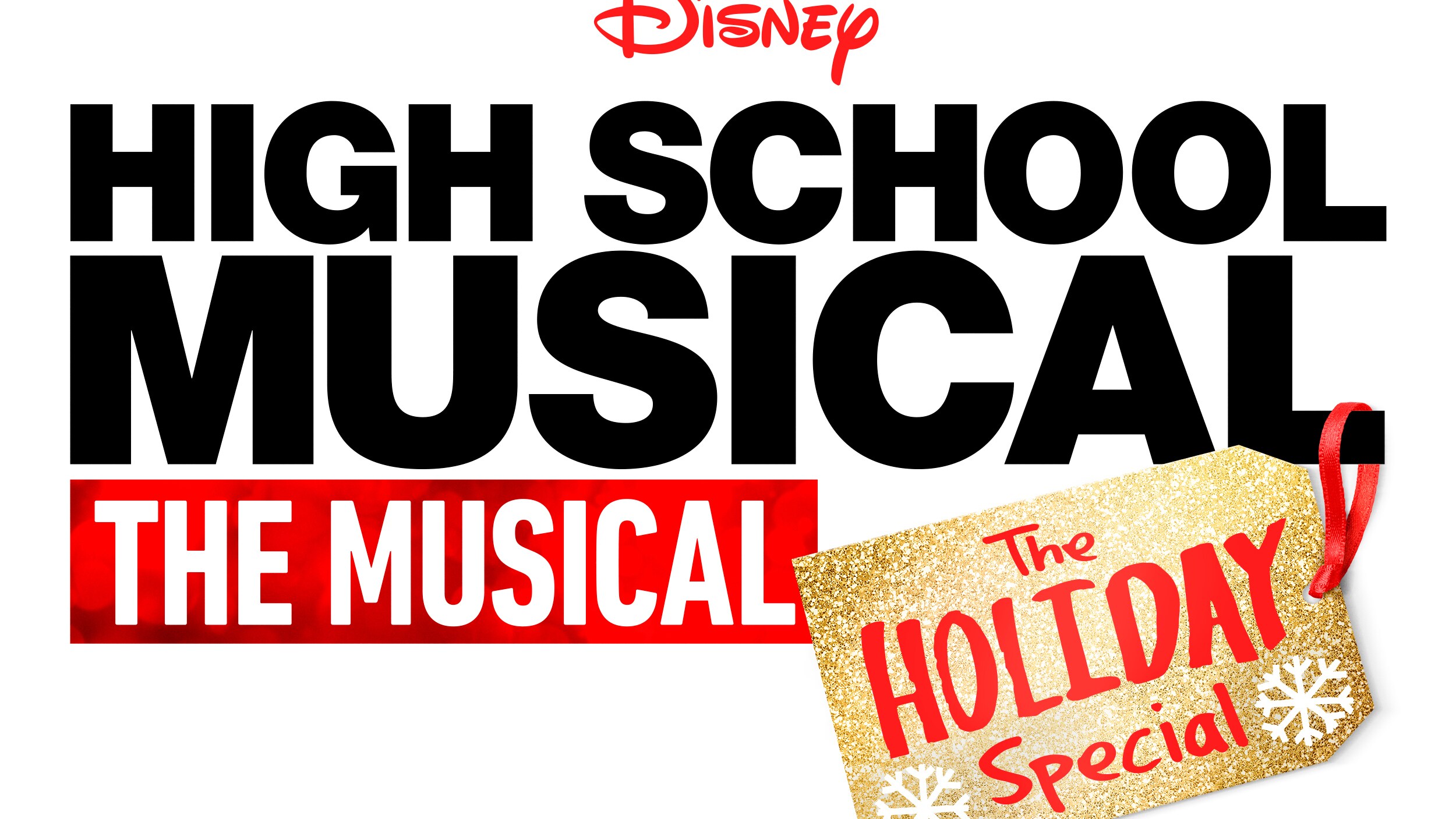 High School Musical: The Musical: The Holiday Special Logo (White)